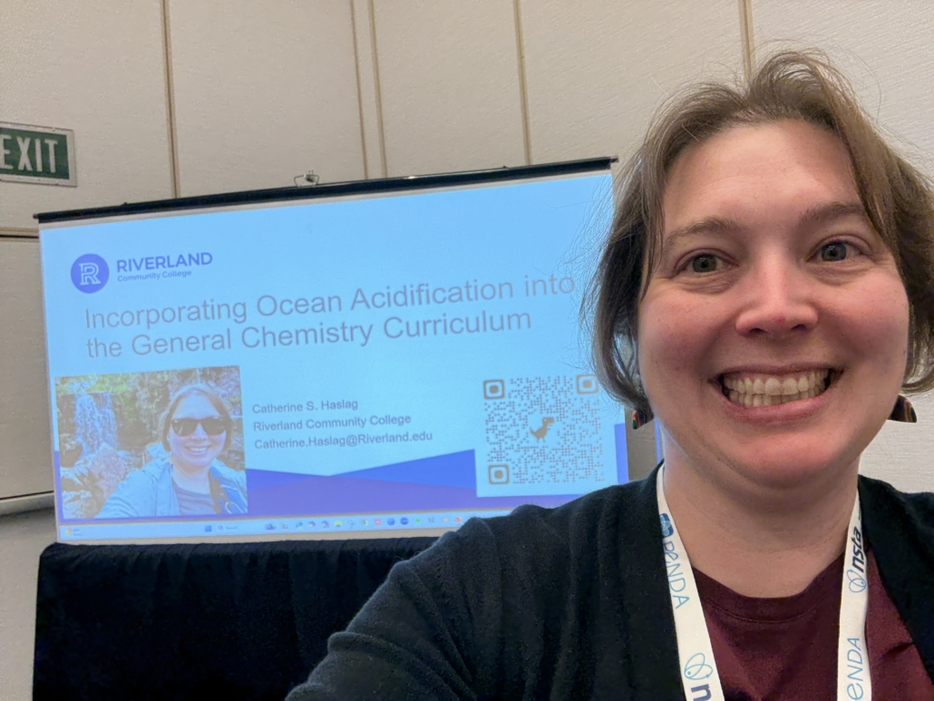 Preparing to present at the NSTA conference, November 15, 2025